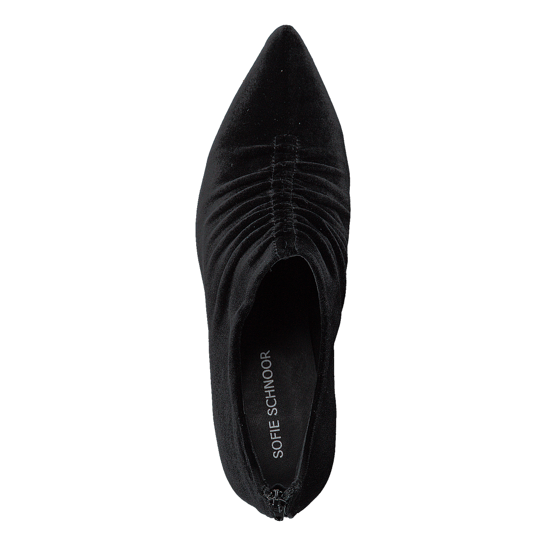 Shoe Stiletto Velvet Black