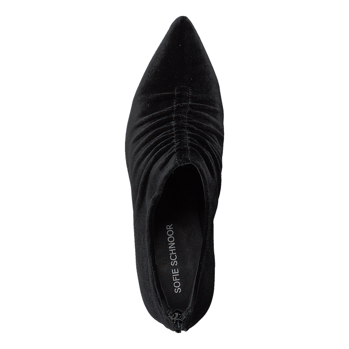 Shoe Stiletto Velvet Black