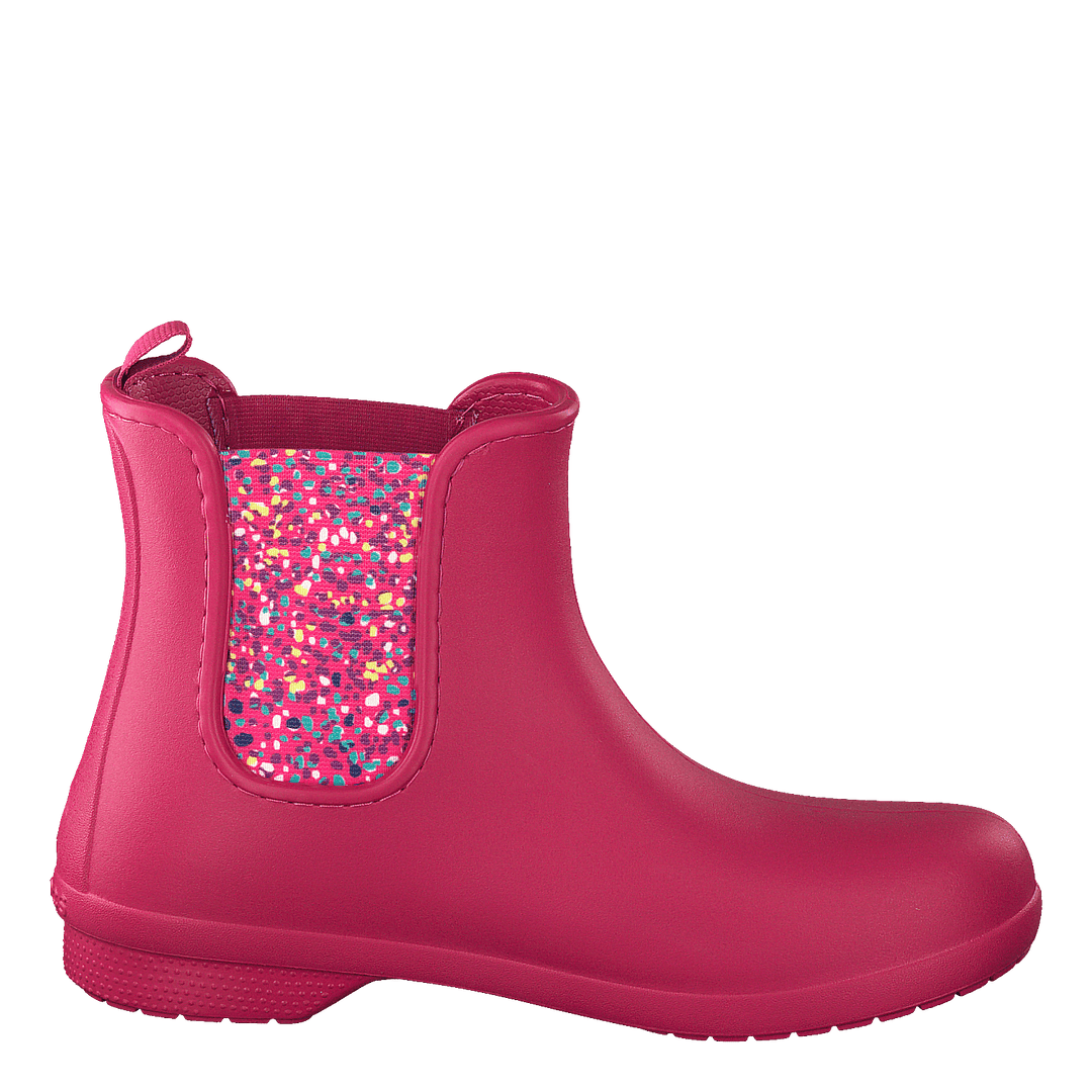 Freesail Chelsea Boot Women Berry / Dots