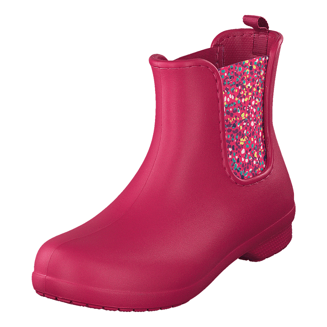 Freesail Chelsea Boot Women Berry / Dots