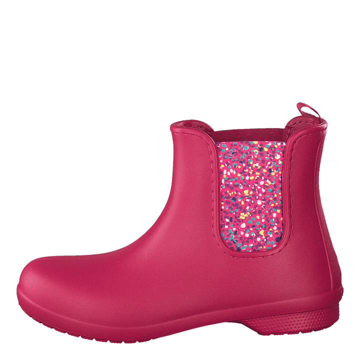 Freesail Chelsea Boot Women Berry / Dots