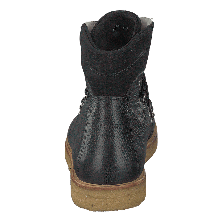Boot With Laces And D-rings Black