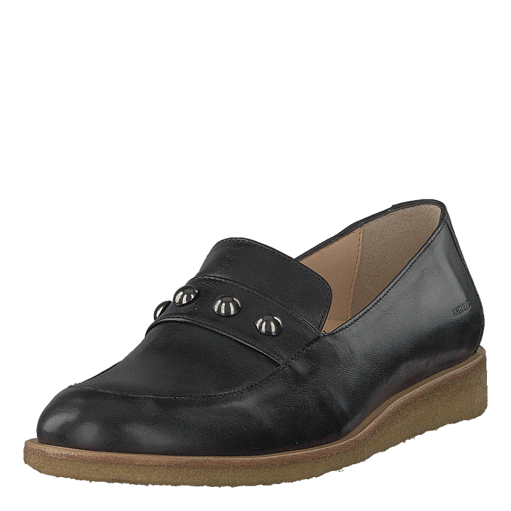 Loafer With Chain Black