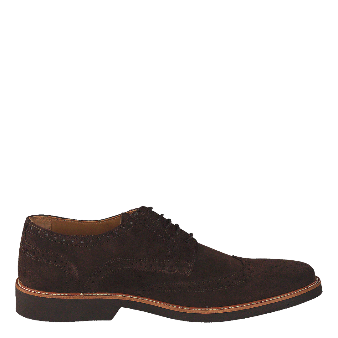 Derby Wilson Dk Brown Suede