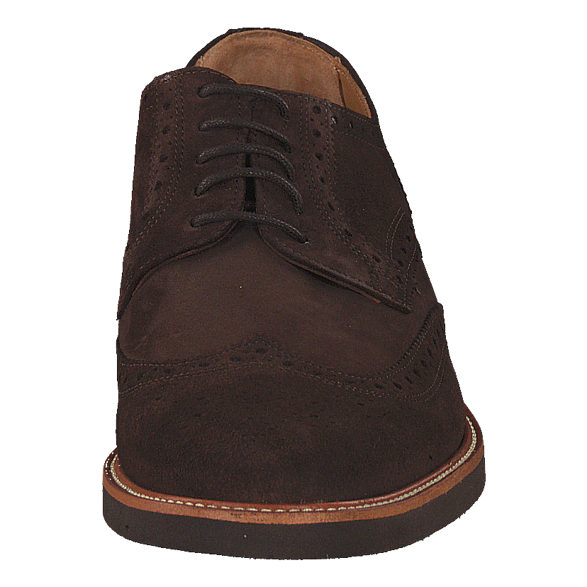 Derby Wilson Dk Brown Suede