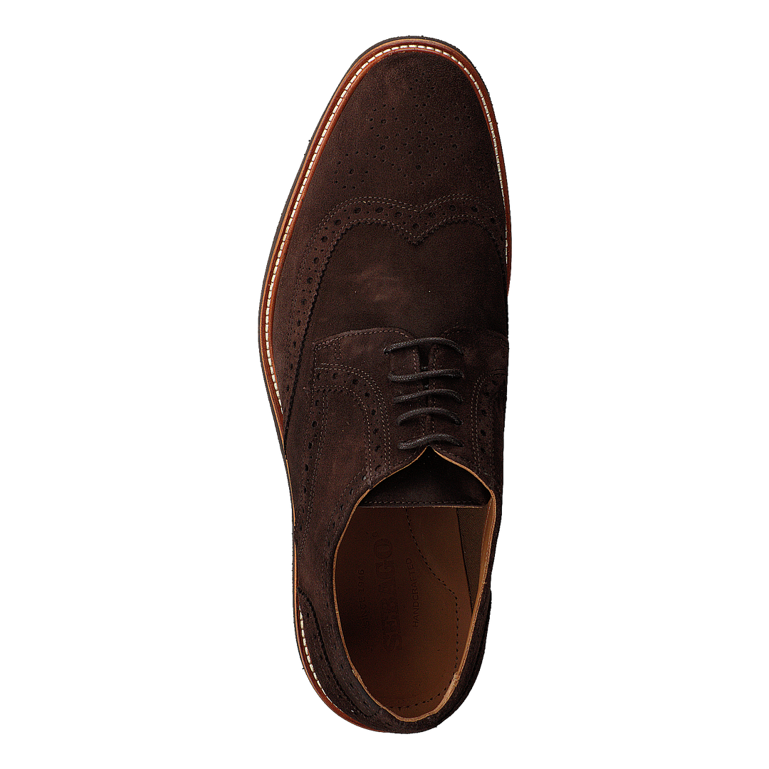 Derby Wilson Dk Brown Suede