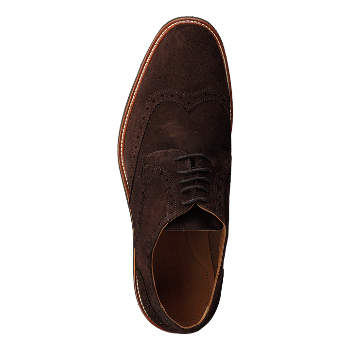 Derby Wilson Dk Brown Suede