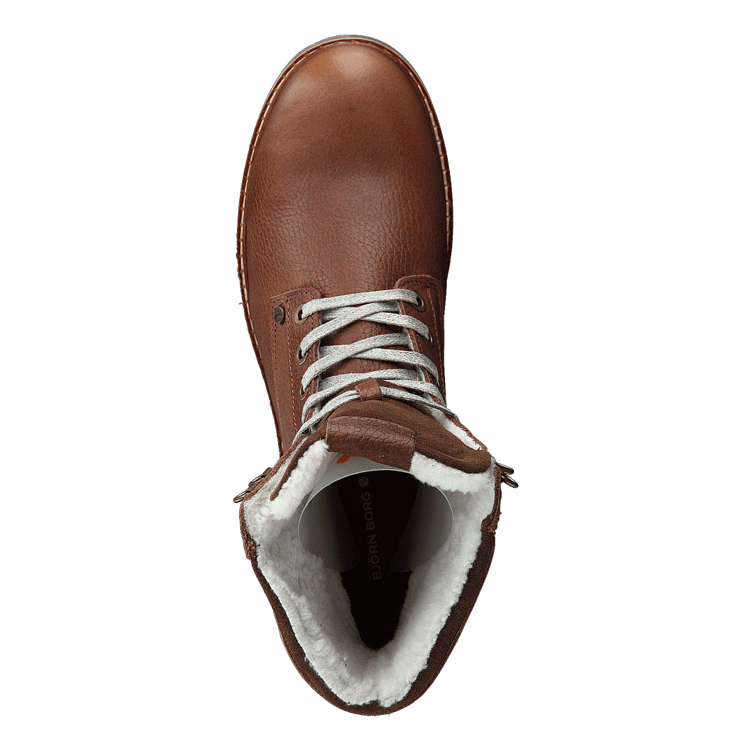 Josie High Fur Dark Brown