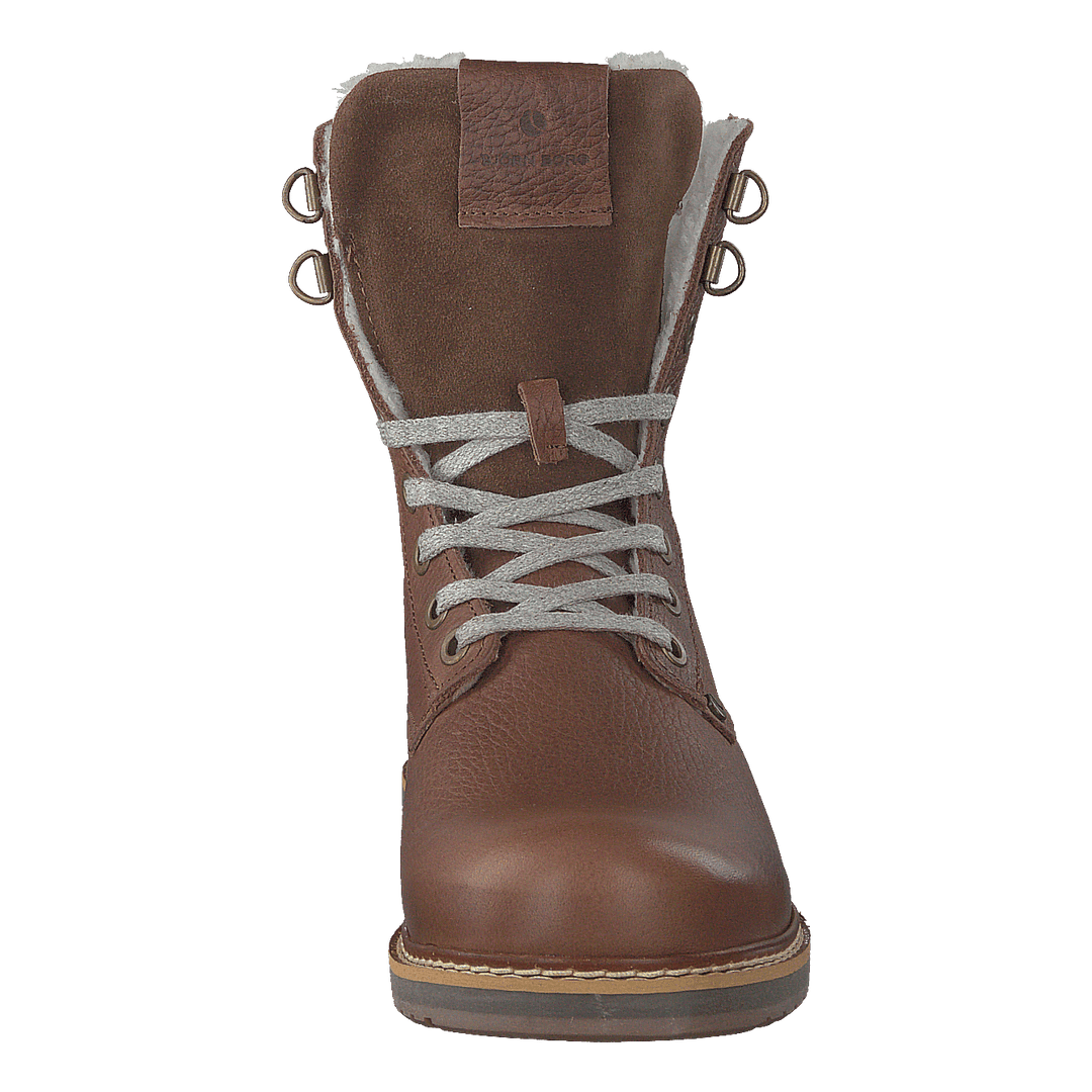 Josie High Fur Dark Brown