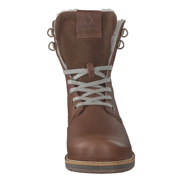 Josie High Fur Dark Brown