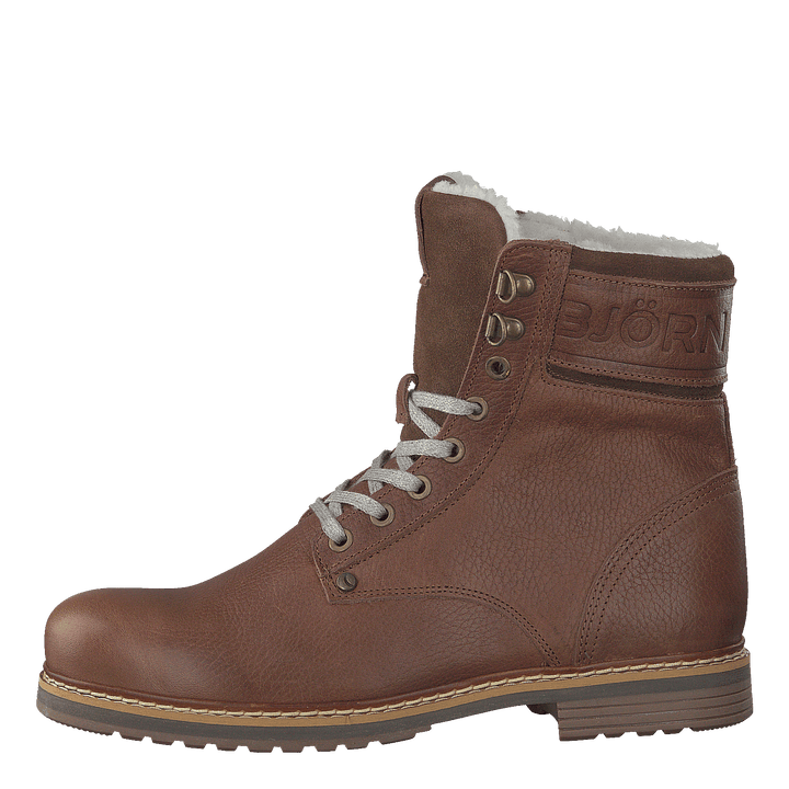 Josie High Fur Dark Brown