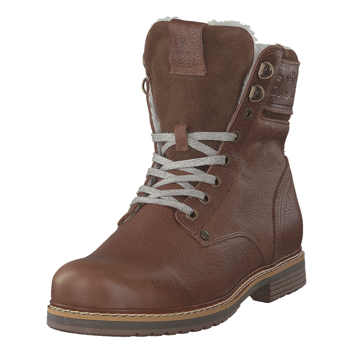 Josie High Fur Dark Brown