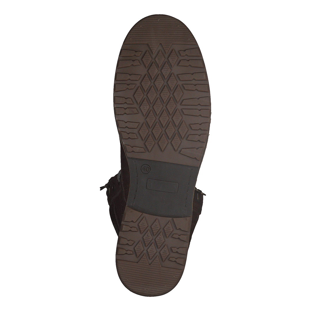 Josie High Fur Dark Brown