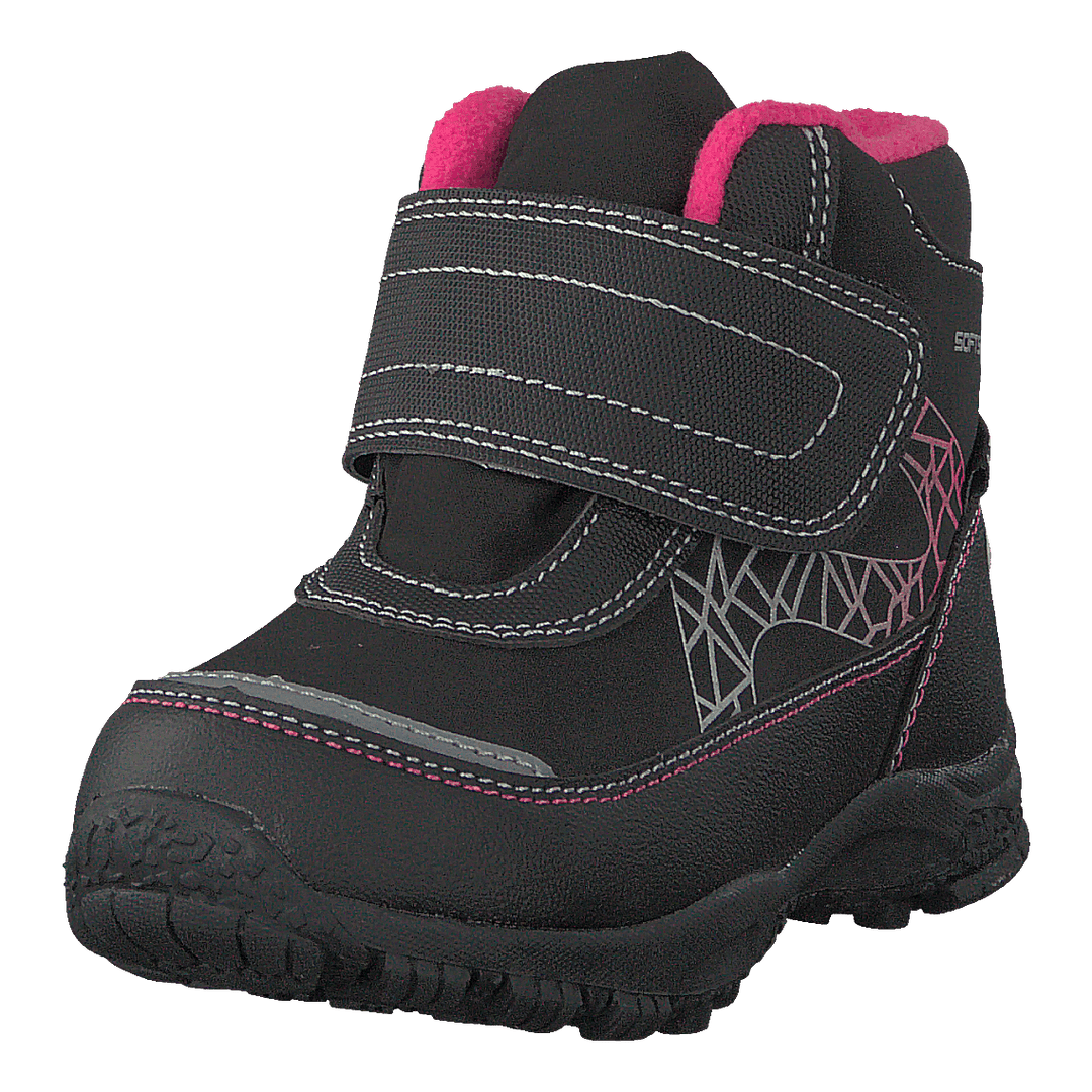 430-2962 Waterproof Warm Lined Black/fuchsia