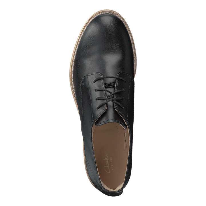Edenvale Ash Black Leather