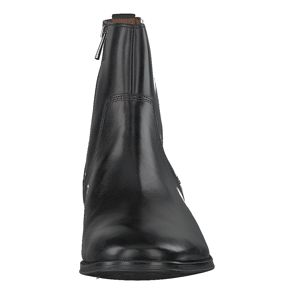 Gilman Zip Black Leather