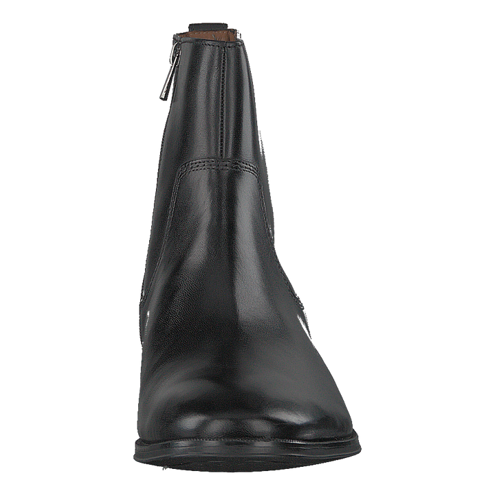 Gilman Zip Black Leather
