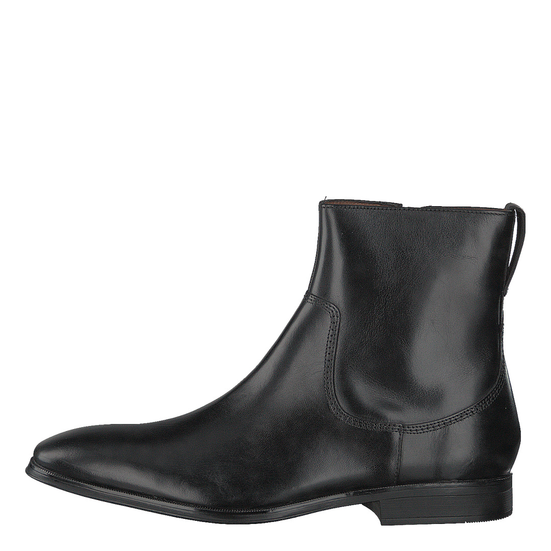 Gilman Zip Black Leather