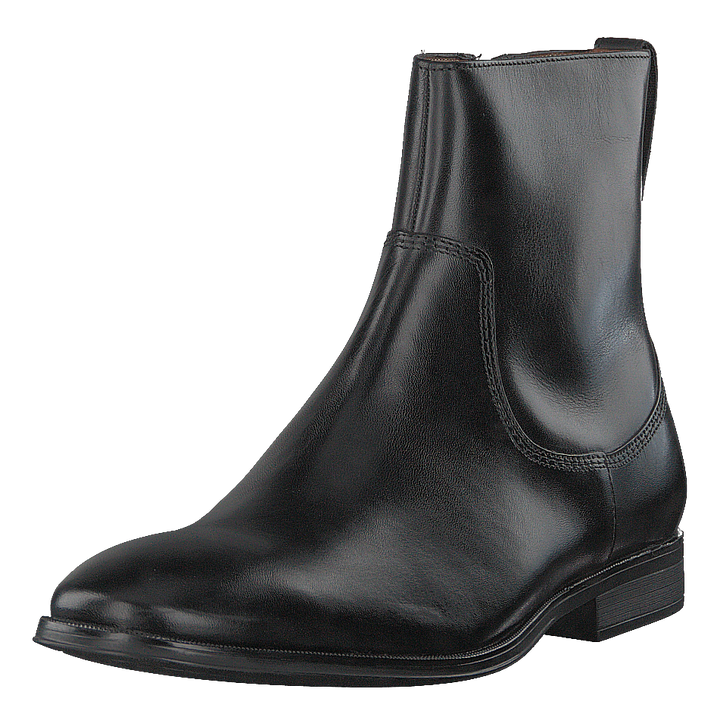 Gilman Zip Black Leather