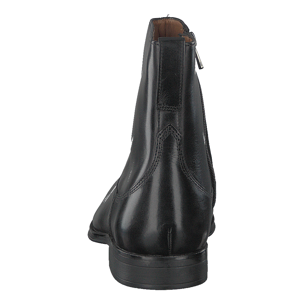 Gilman Zip Black Leather