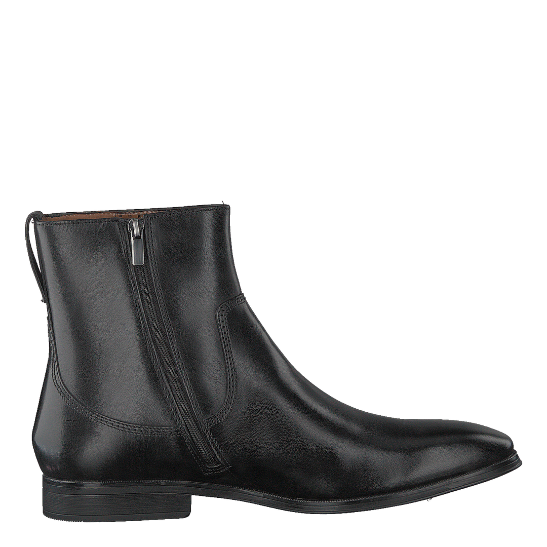 Gilman Zip Black Leather