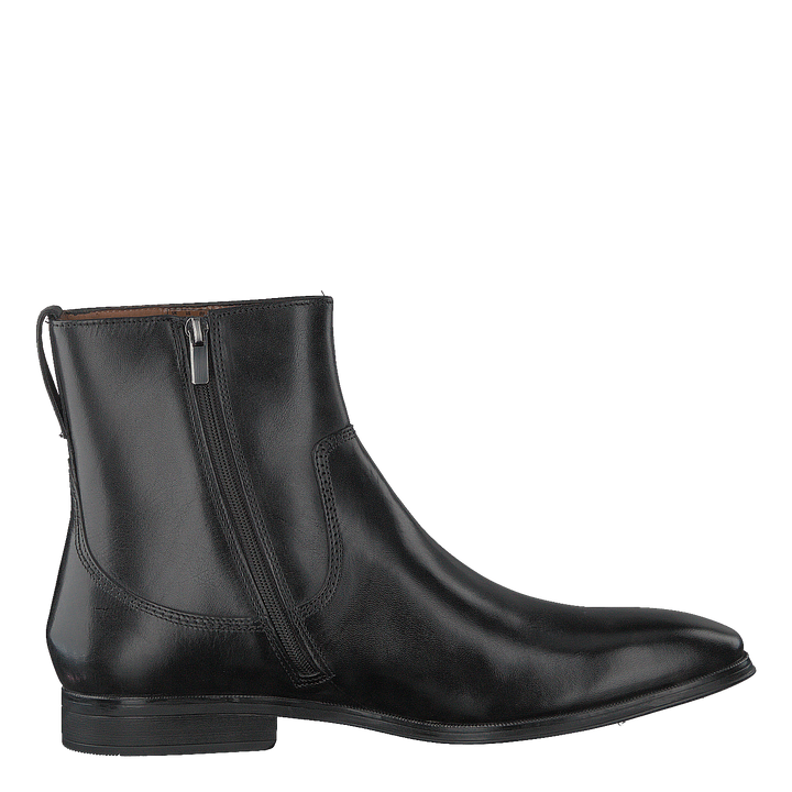 Gilman Zip Black Leather
