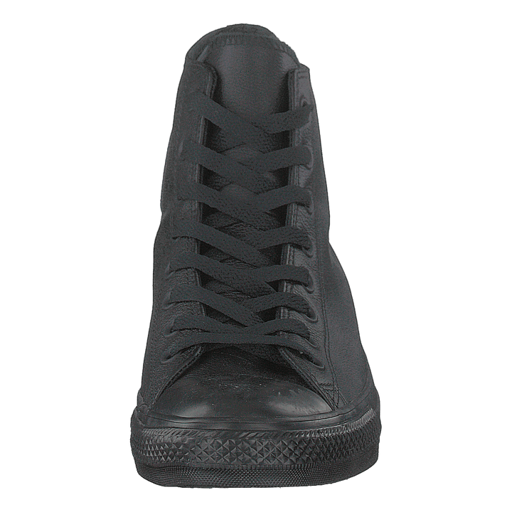 Chuck Taylor Black Mono Leathe Black - Heppo.com