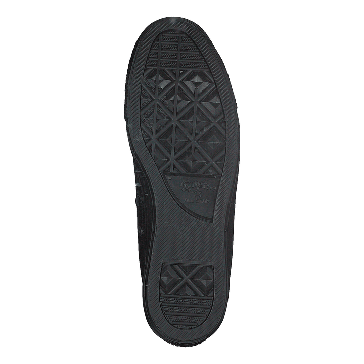 Chuck Taylor Black Mono Leathe Black - Heppo.com