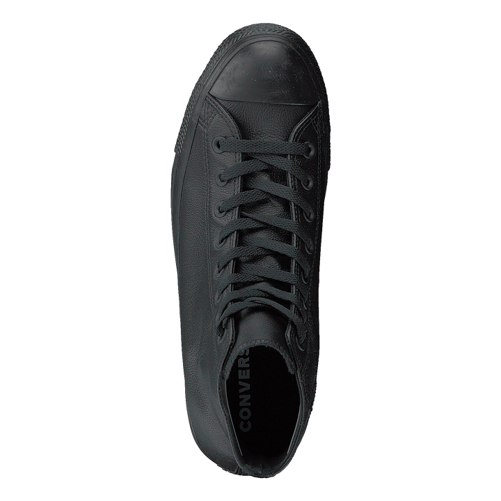 Chuck Taylor Black Mono Leathe Black - Heppo.com