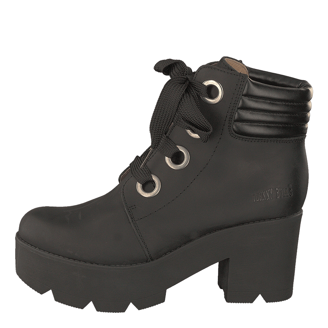 Mid Lace Boot Black/silver