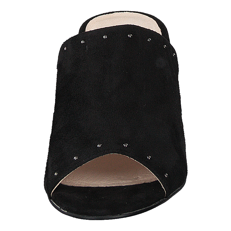 Suede Mule Sandal Jfm17 110 - Black 10