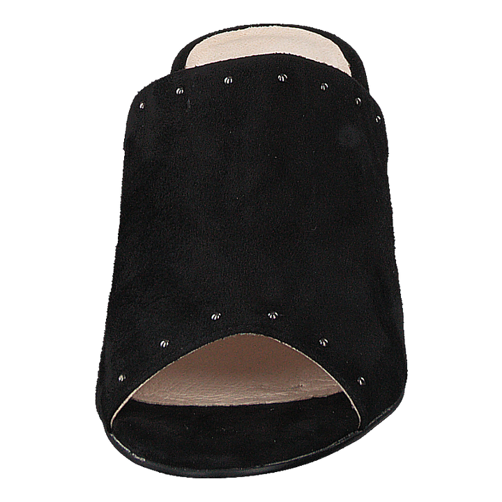 Suede Mule Sandal Jfm17 110 - Black 10
