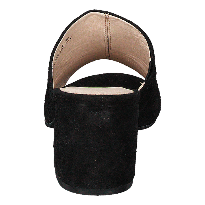 Suede Mule Sandal Jfm17 110 - Black 10