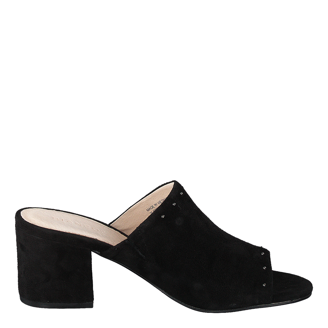 Suede Mule Sandal Jfm17 110 - Black 10
