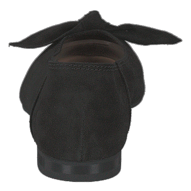 Berna Suede Bow Shoe 101 - Black 1