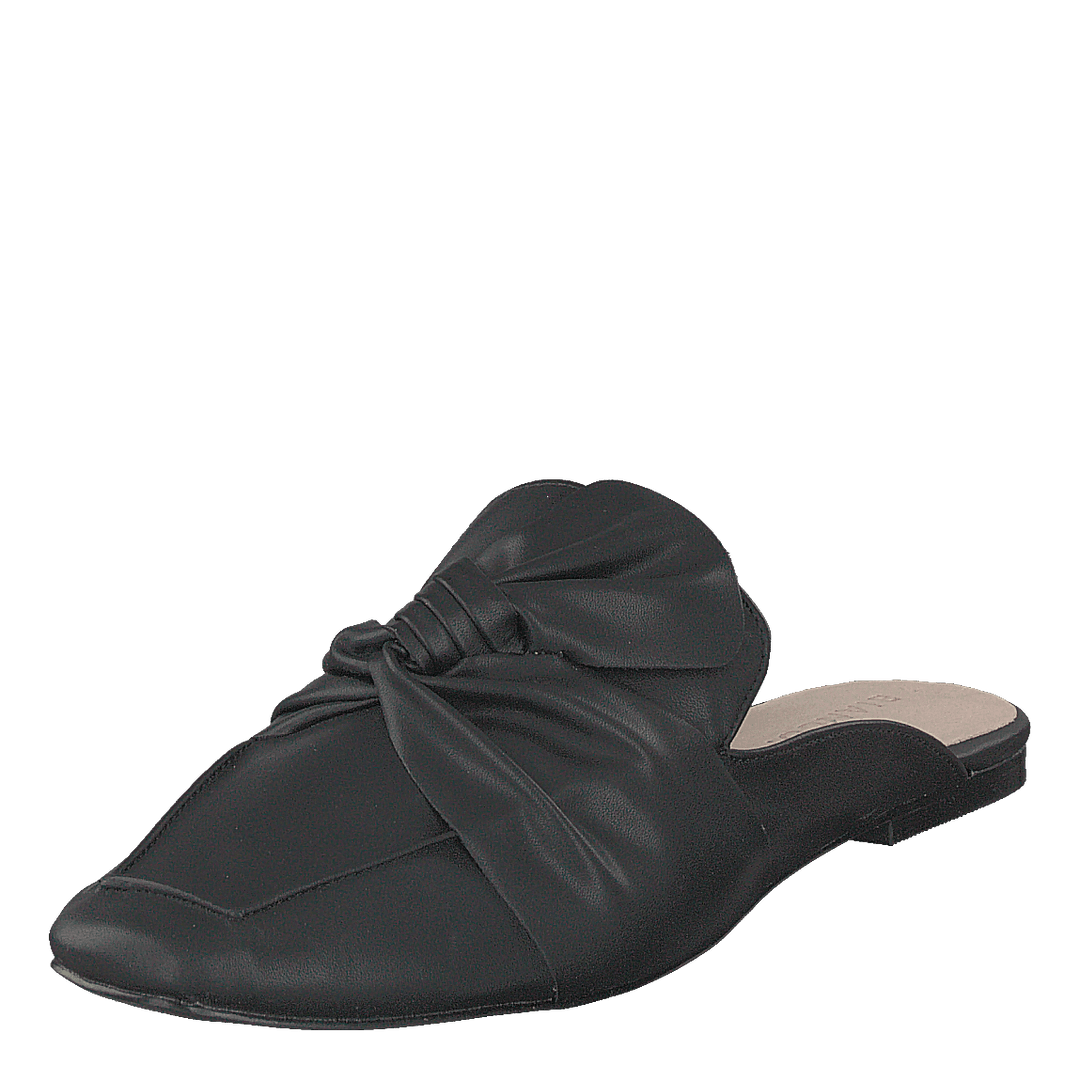 Birke Assymetric Bow Mule 100 - Black