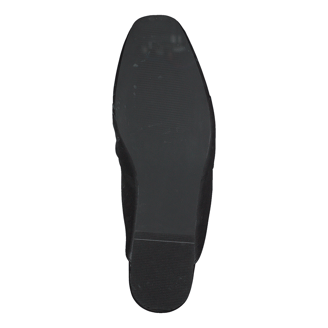 Birke Assymetric Bow Mule 100 - Black