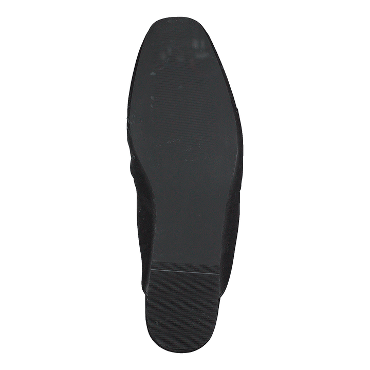 Birke Assymetric Bow Mule 100 - Black