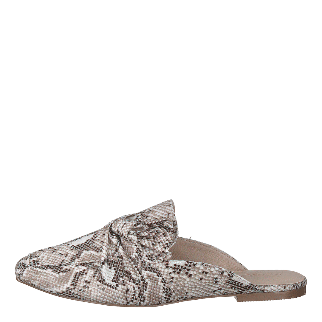 Birke Assymetric Bow Mule 610 - Snake - Heppo.com