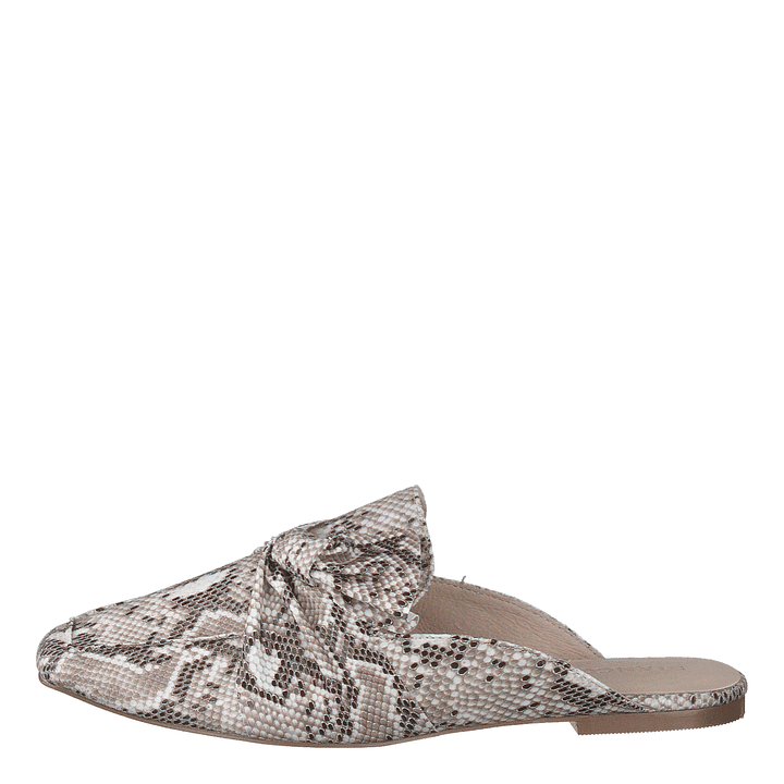 Birke Assymetric Bow Mule 610 - Snake - Heppo.com