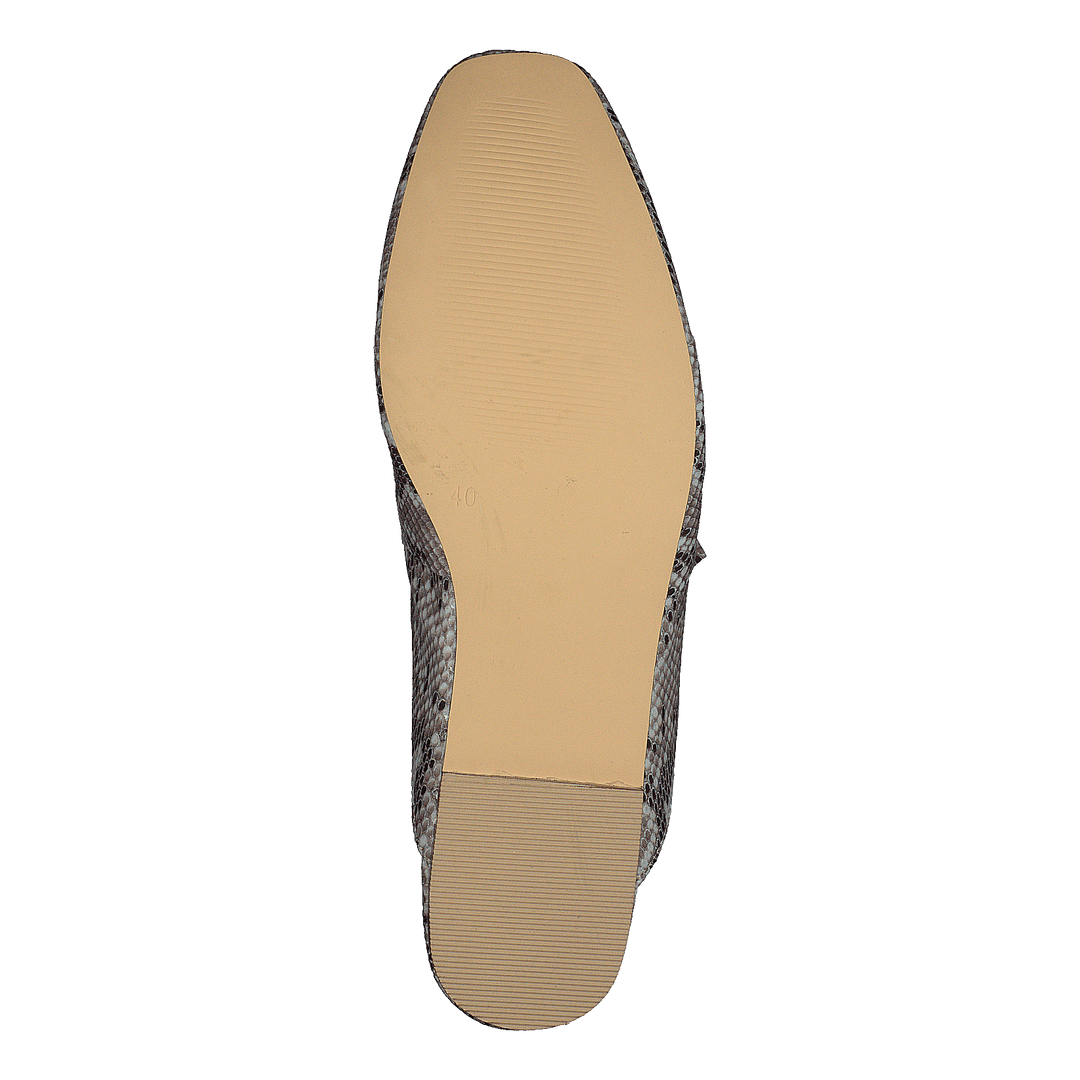 Birke Assymetric Bow Mule 610 - Snake - Heppo.com