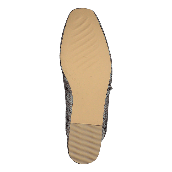 Birke Assymetric Bow Mule 610 - Snake - Heppo.com