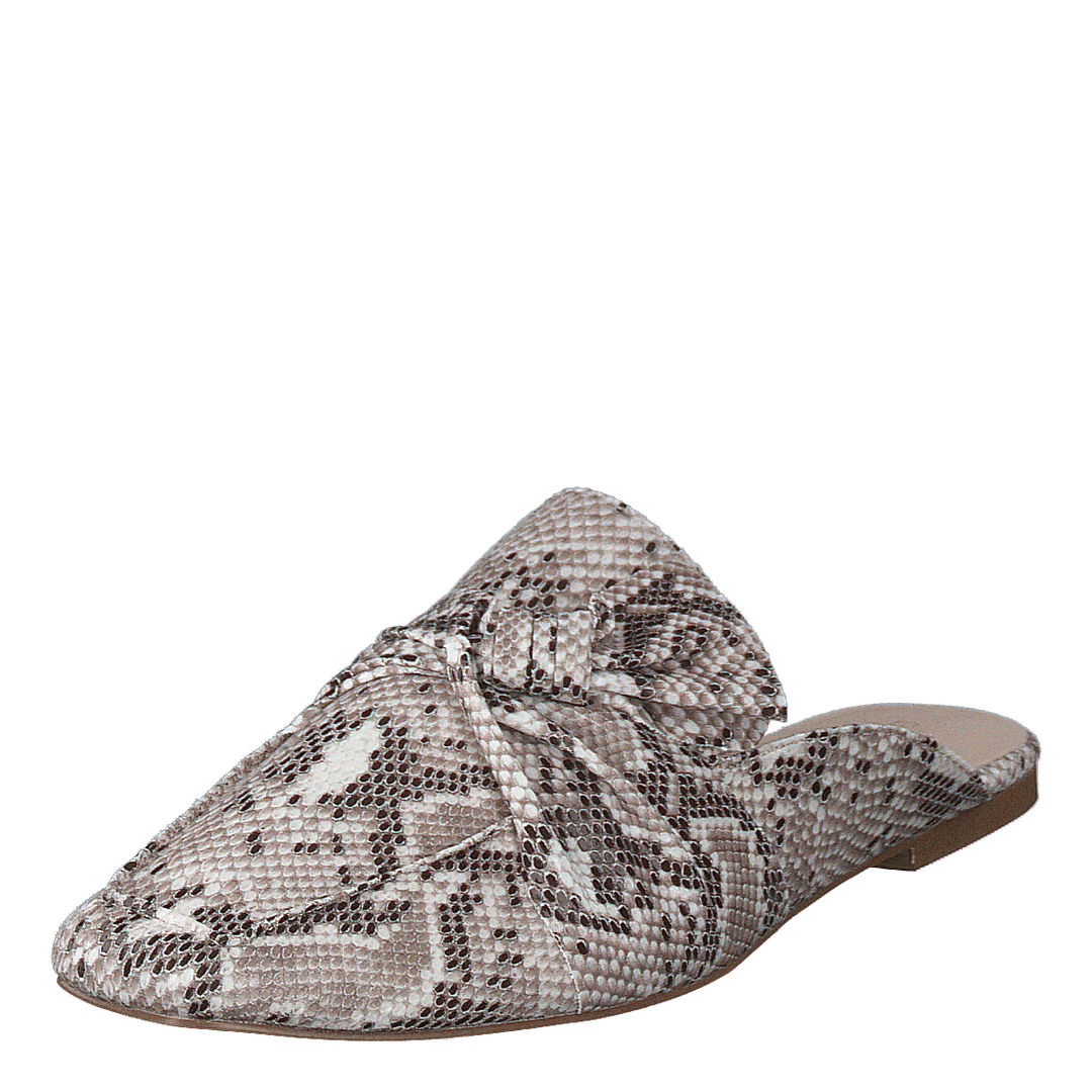 Birke Assymetric Bow Mule 610 - Snake - Heppo.com