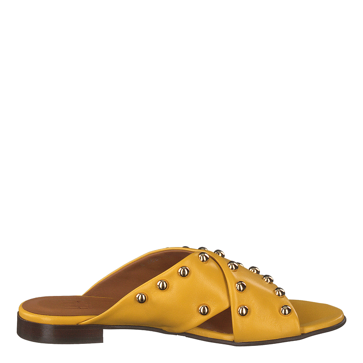 Sandals Yellow Nappa/gold