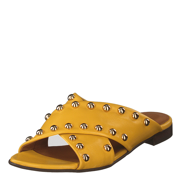 Sandals Yellow Nappa/gold