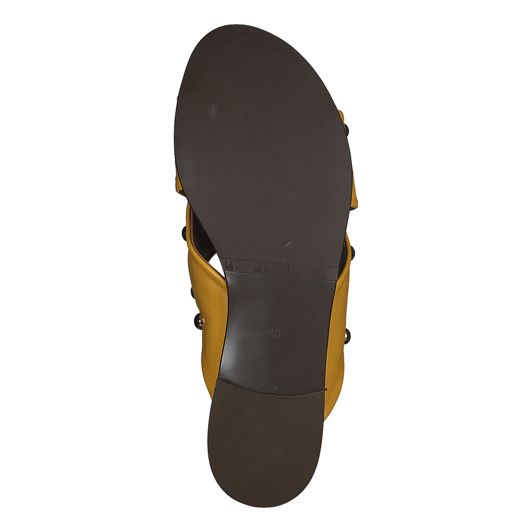Sandals Yellow Nappa/gold
