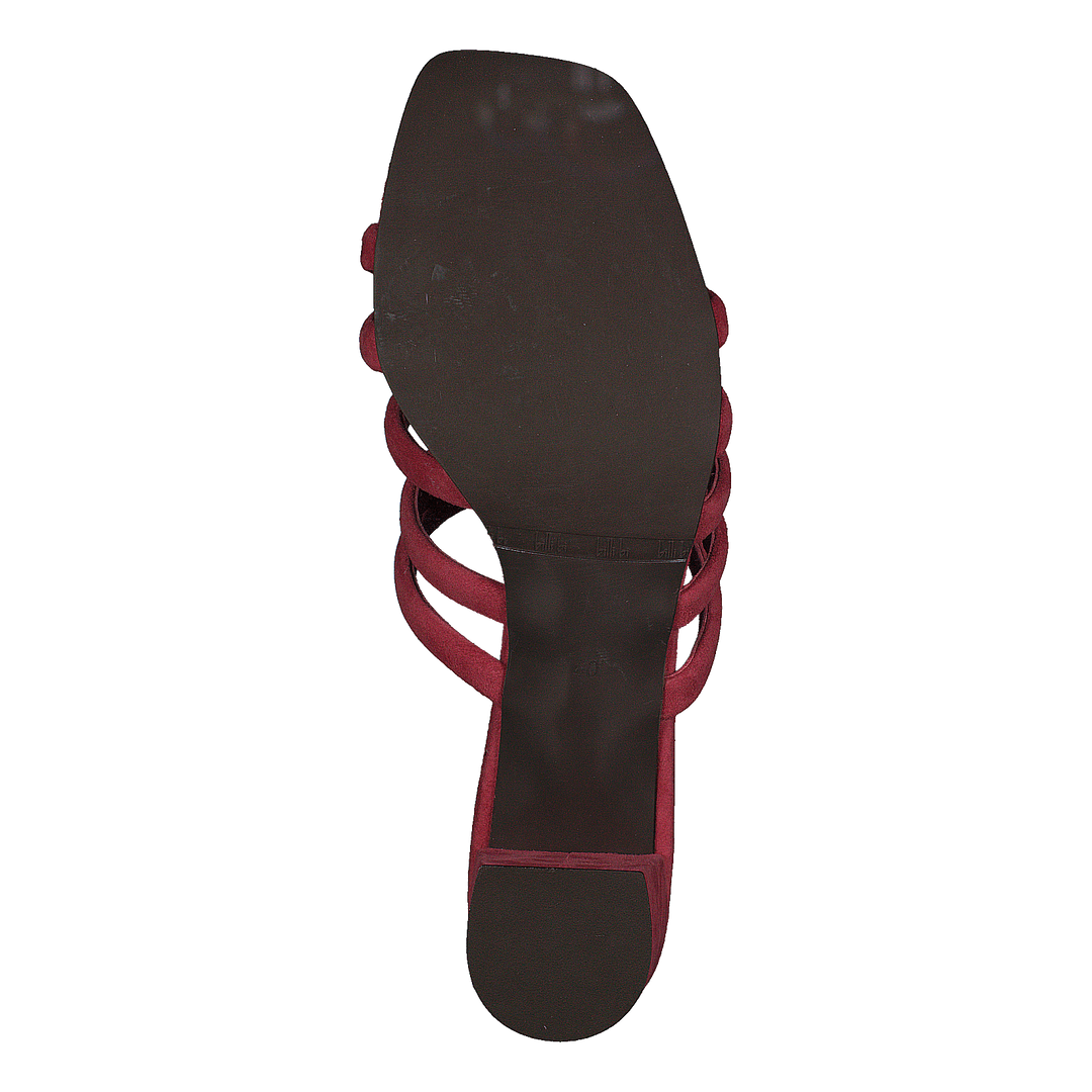 Sandals Dark Pink Suede