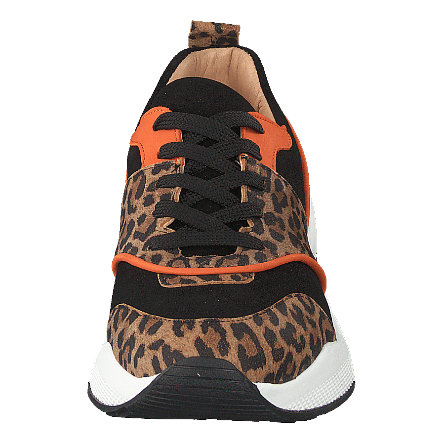 Shoes Leo Suede/black/orange