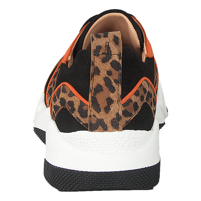 Shoes Leo Suede/black/orange