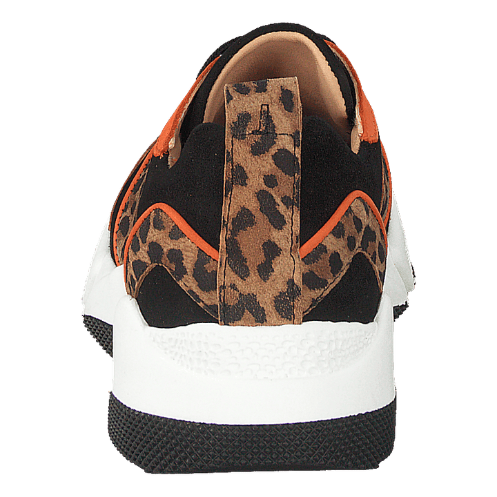 Shoes Leo Suede/black/orange